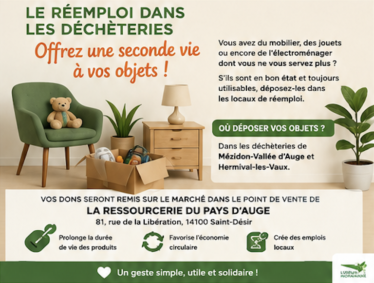 réemploi Affiche réemploi de déchèts