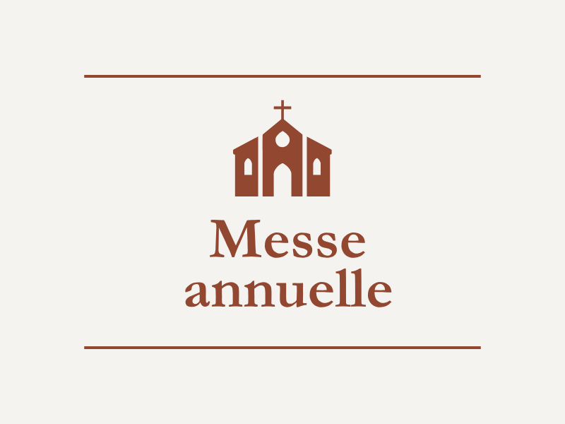 Visuel pour la messe annuelle