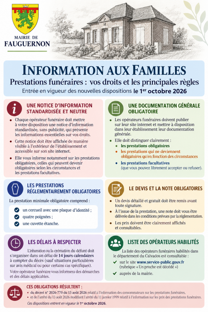 Informations aux familles Informations aux familles